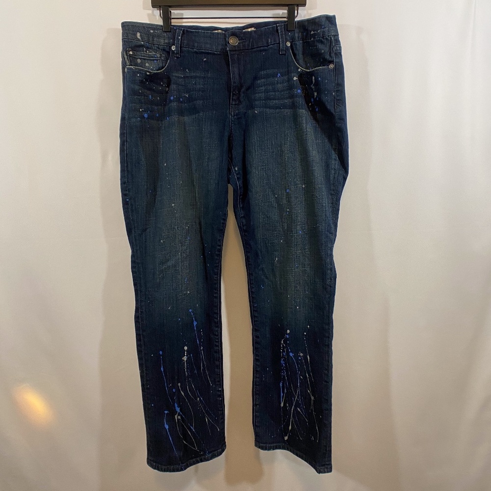 Seven7 Paint Splatter Jeans - 22
